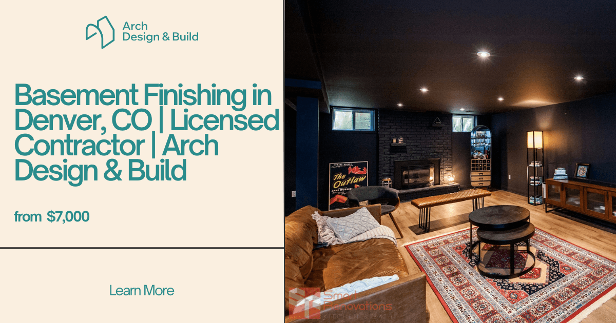 Basement Finishing in Denver, CO | Licensed Contractor | Arch Design ...