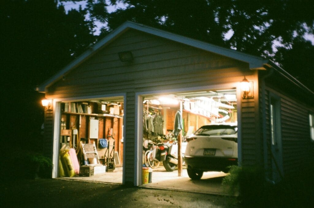 garage conversion project in Colorado